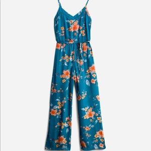 Skies Are Blue Jaelynn Lattice Detail Jumpsuit